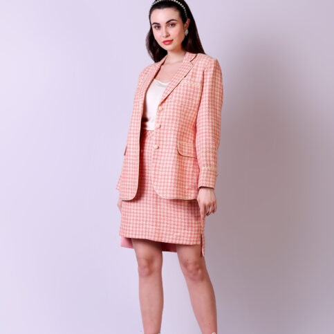 Handwoven matka silk blazer