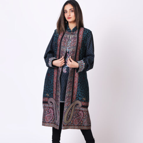 Jamawar Sleeveless Jacket