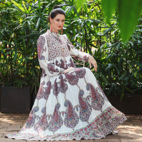 Ladies Joker Patch Tier Dress