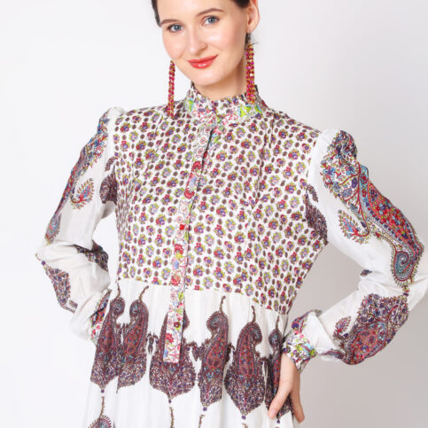 Ladies Joker Patch Tier Dress