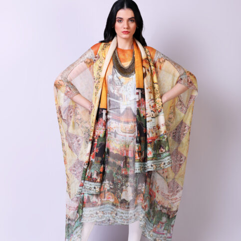 Love Lurex Silk Kaftan