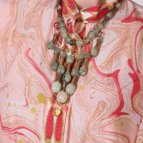 Marble Print Tunic Dress