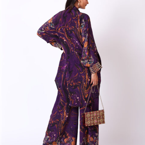 Marble Print Tunic Dress