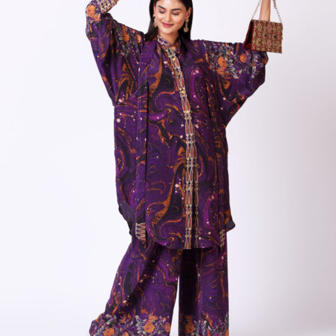 Marble Print Tunic Dress