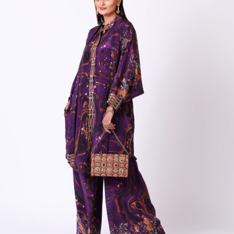 Marble Print Tunic Dress