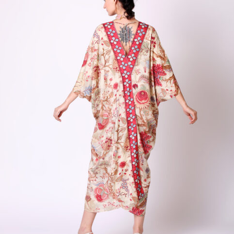 Muslin Chintz Printed Kaftan