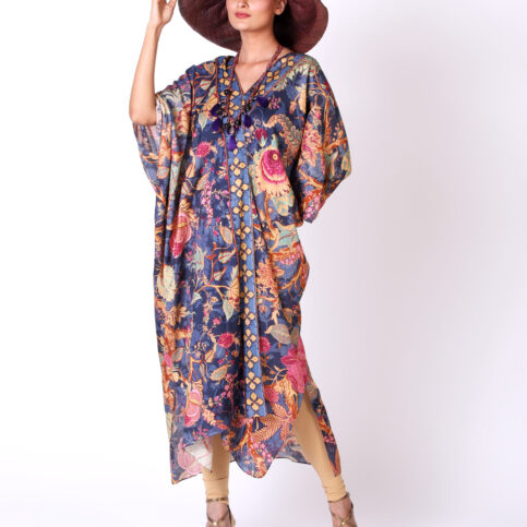 Muslin Chintz Printed Kaftan