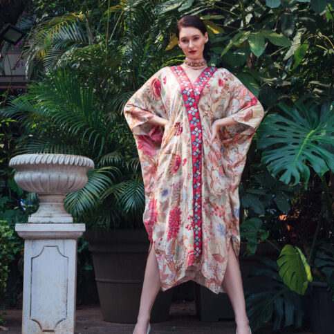 Muslin Chintz Printed Kaftan