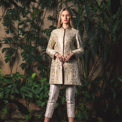 Piped Kinkabh Jacket