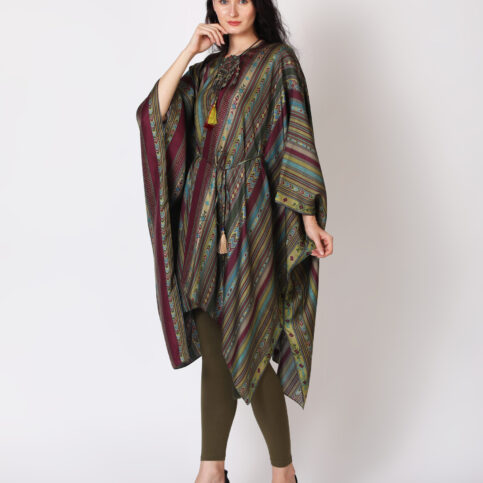 Tibetan Stripe Kaftan