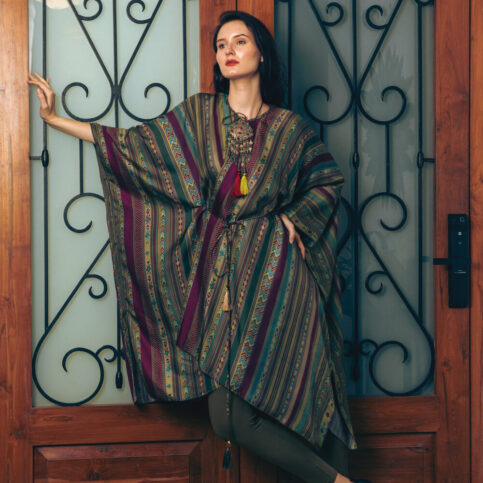 Tibetan Stripe Kaftan