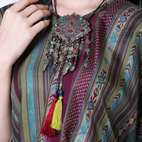 Tibetan Stripe Kaftan