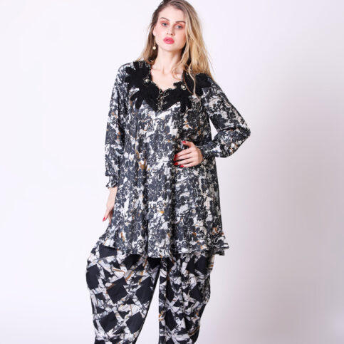 Ajrak Printed Modal Dhoti Pant