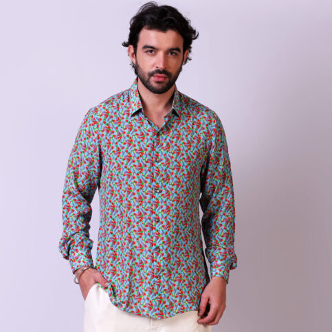 CDC Retro Geometric Printed Shirt