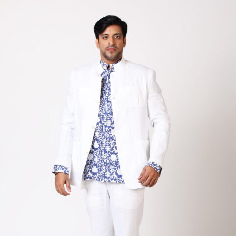 Canvas Linen Safari Jacket