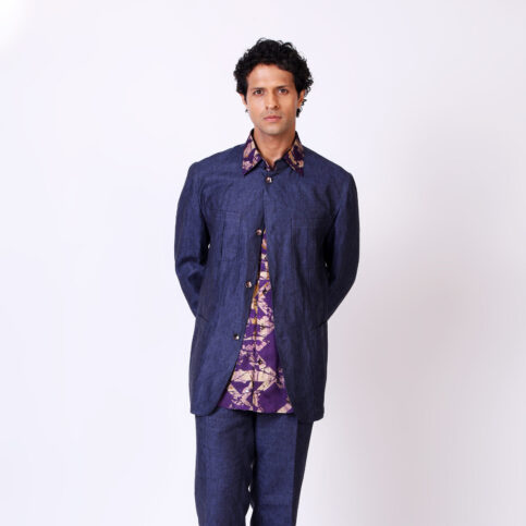 Canvas Linen Safari Jacket