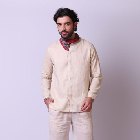 Classic Linen Blend Armani Shirt