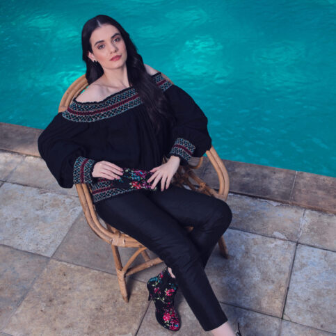 Cotton Cheese Cloth Ballero Blouse