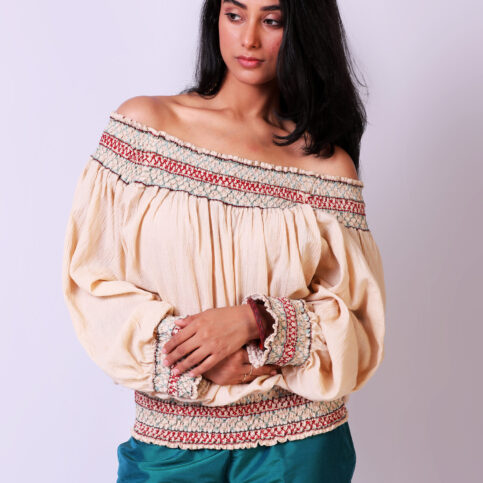 Cotton Cheese Cloth Ballero Blouse