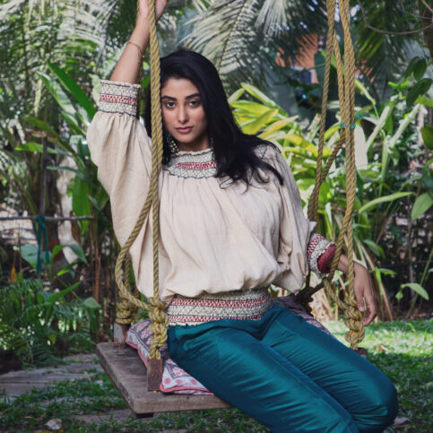 Cotton Cheese Cloth Ballero Blouse