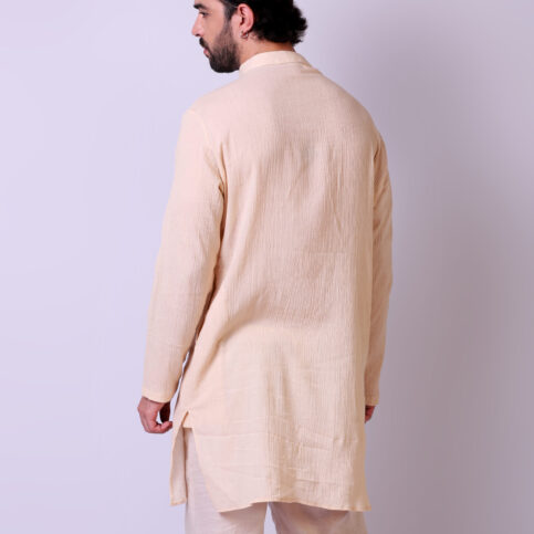 Cotton Cheese Cloth Embroidered Kurta