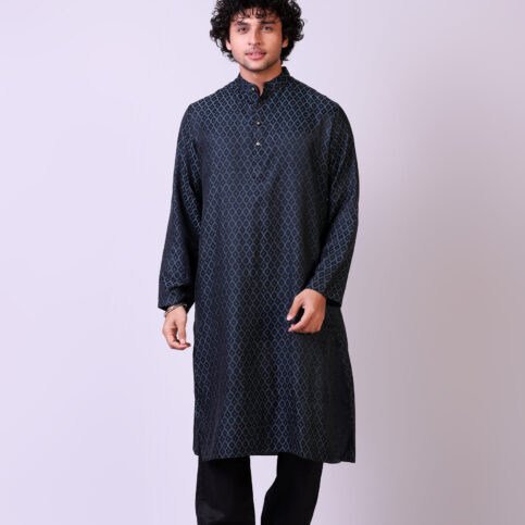 Cotton Jacquard Kurta