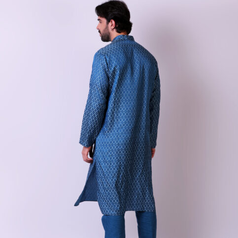 Cotton Jacquard Kurta