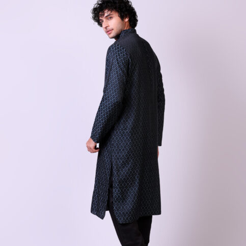 Cotton Jacquard Kurta