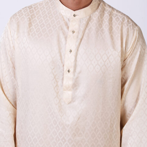 Cotton Jacquard Kurta