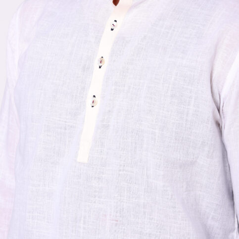 Cotton Linen Popover Shirt Shirt