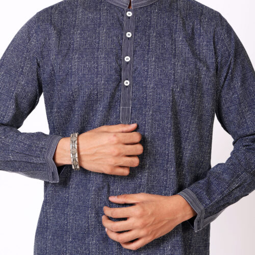 Cotton Voile Pincheck Shirt