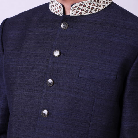 Embroidered Pgd Nehru Jacket