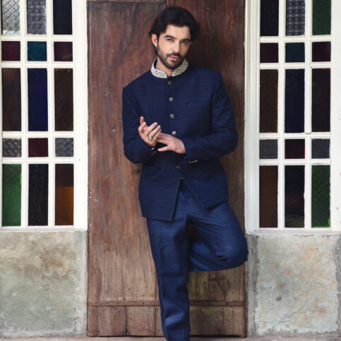 Embroidered Pgd Nehru Jacket