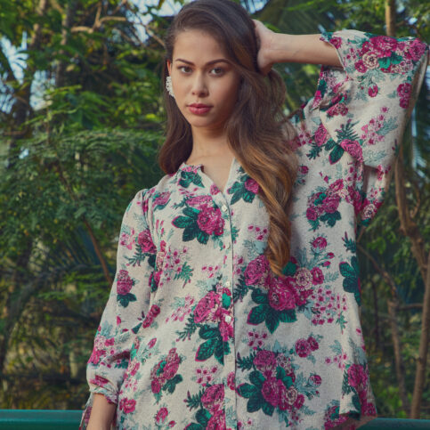 Floral Printed CDC Blouse