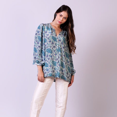 Floral Printed CDC Blouse