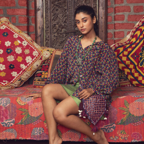 Geometric Printed CDC Blouse