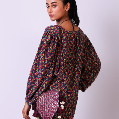 Geometric Printed CDC Blouse