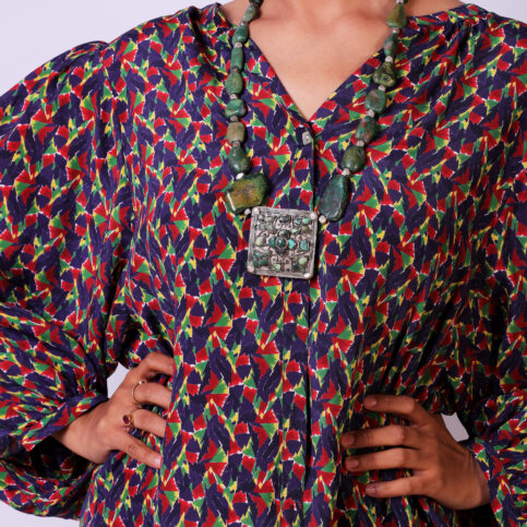 Geometric Printed CDC Blouse