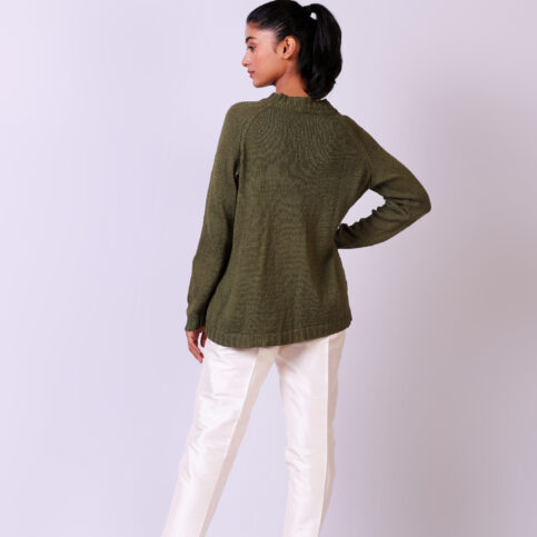 Hand Spun & Knitted Cardigan