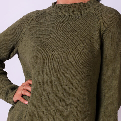 Hand Spun & Knitted Cardigan