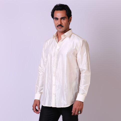Handpainted Spun Silk Shirt