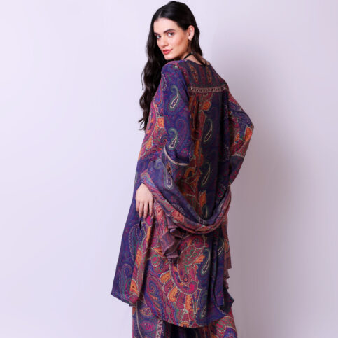 Jamawar Printed CDC Tunic