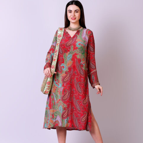Jamawar Printed CDC Tunic
