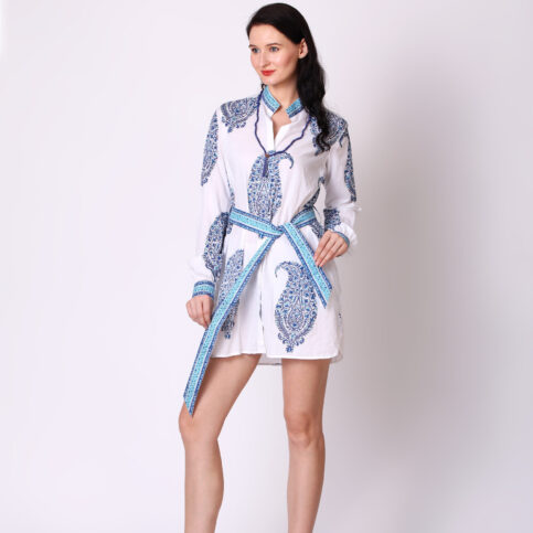 Keri Printed Shirt Dress