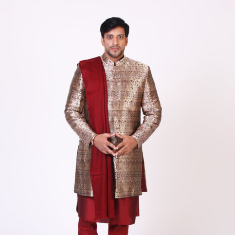 Kinkabh Short Sherwani