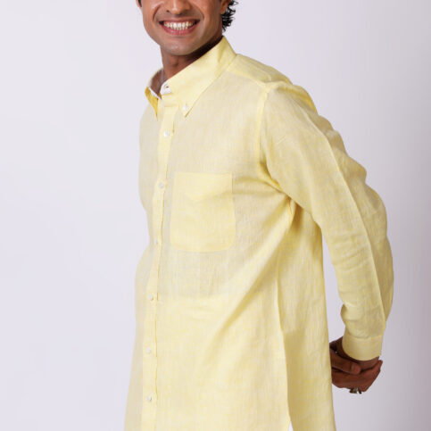 Linen Classic Collar Shirt