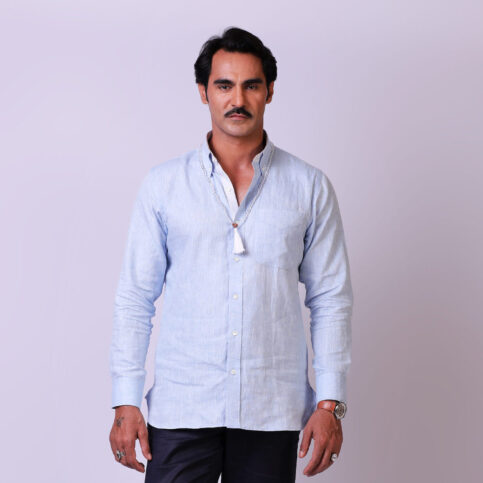 Linen Classic Collar Shirt