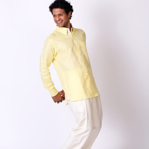 Linen Classic Collar Shirt