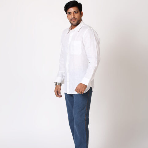 Linen Classic Collar Shirt