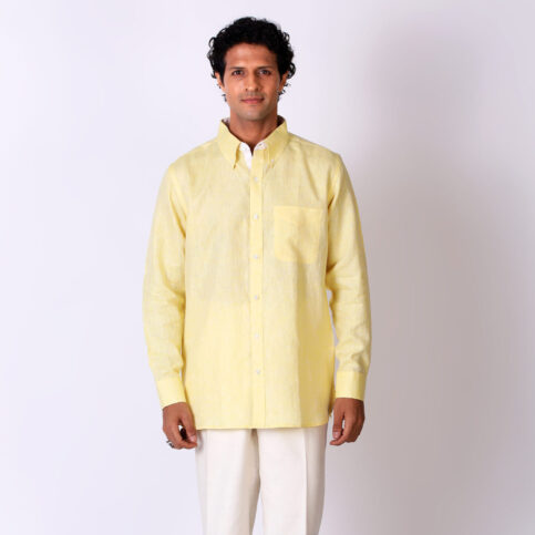 Linen Classic Collar Shirt